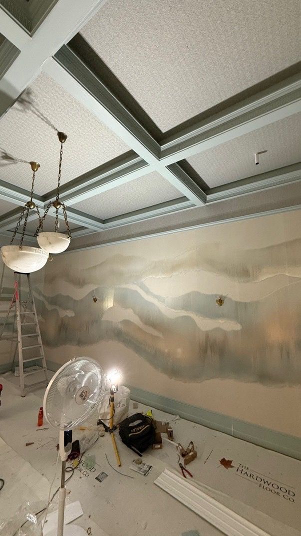 Watercolour Mural Room